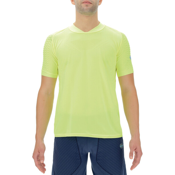UYN City T-shirt de course à manches courtes Homme, jaune
