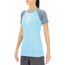 UYN Marathon Camisa manga corta Mujer, azul/gris