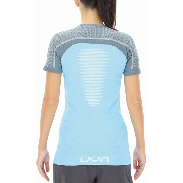 UYN Marathon Shirt met korte mouwen Dames, blauw/grijs