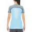 UYN Marathon Camisa manga corta Mujer, azul/gris