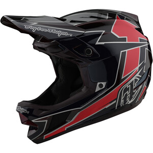 Troy Lee Designs D4 Composite Helm rot rot