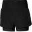 Mizuno 4.5 Pantalones cortos 2en1 Mujer, negro