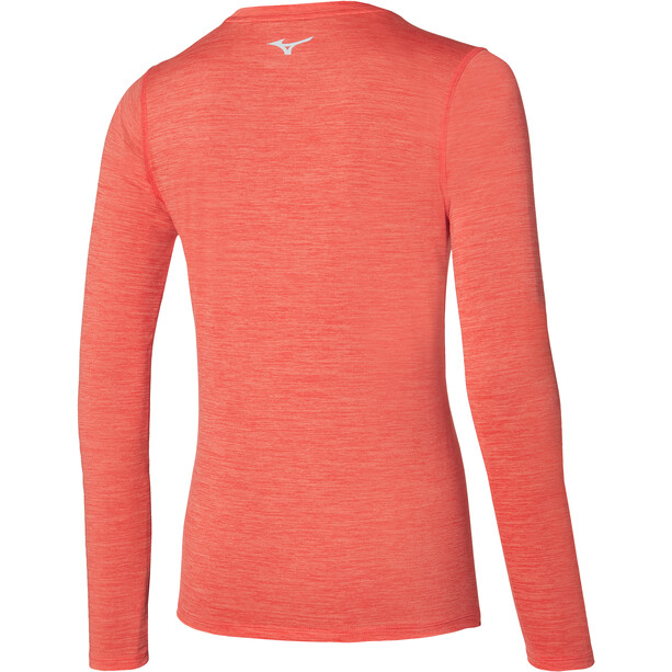 Mizuno Impulse Core T-shirts manches longues Femme, orange
