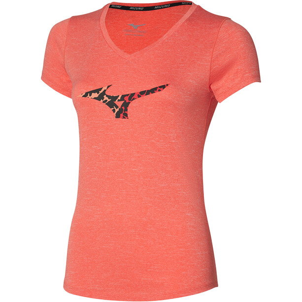 Mizuno Impulse Core RB T-shirt Femme, orange