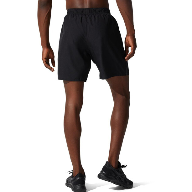 asics Core Pantalones cortos 2en1 7 Hombre, negro