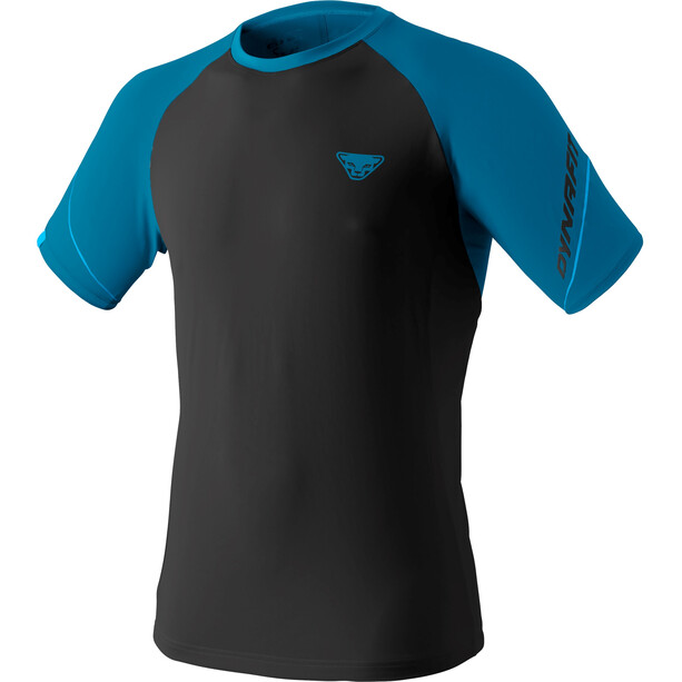Dynafit Alpine Pro Camiseta Manga Corta Hombre, negro/azul