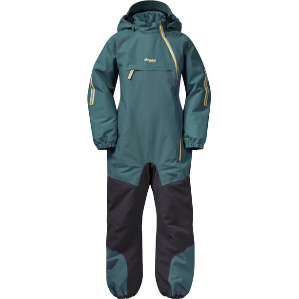 Bergans Lilletind Insulated Coverall Kids, turquoise