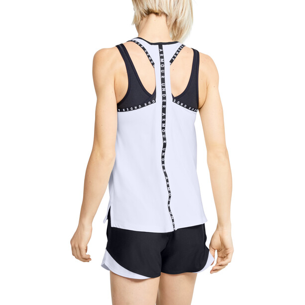 Under Armour Knockout Tank Dames, wit