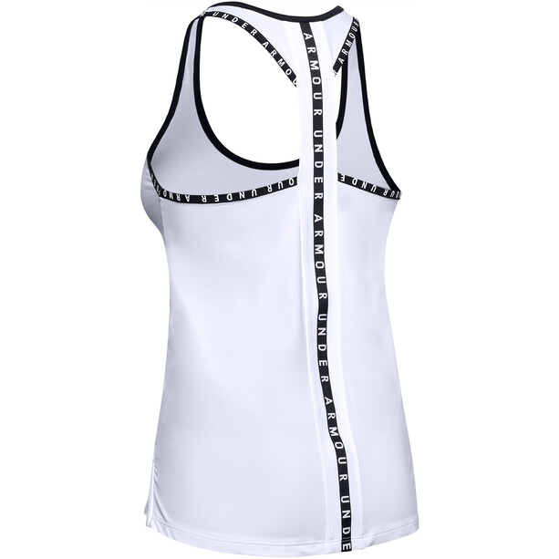 Under Armour Knockout Tanque Mujer, blanco