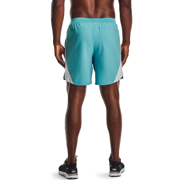 Under Armour Launch SW 7'' Shorts Heren, turquoise