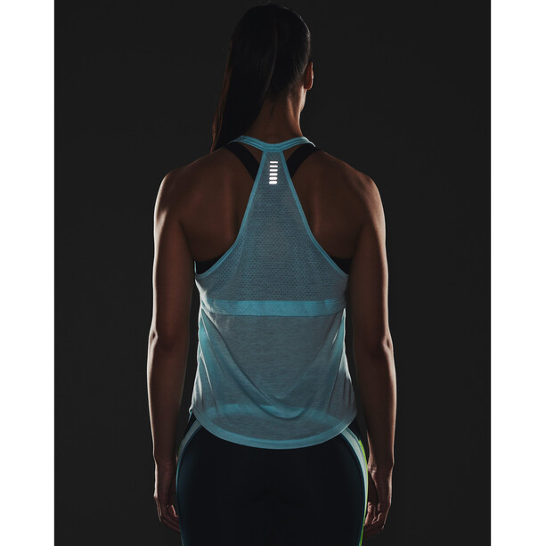 Under Armour Streaker Tank Dames, turquoise