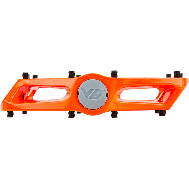 DMR V8 Flat Pedals highlighter orange
