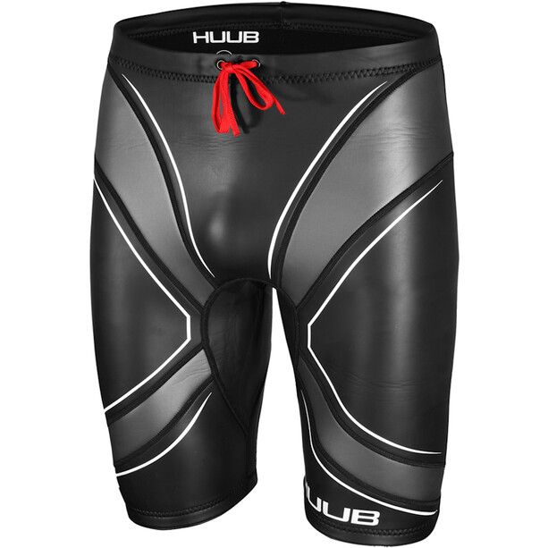 HUUB Alta Buoyancy Shorts Men, musta/harmaa