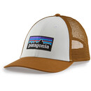 Patagonia P-6 Logo LoPro Trucker Cap weiß/braun