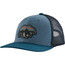Patagonia Trucker Hat Kids back for good bear/pigeon blue