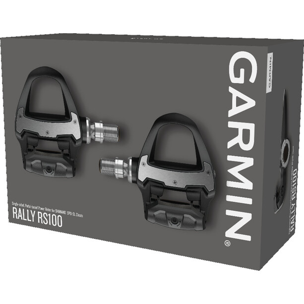 Garmin Rally RS 100 Power Meter Plug & Play Watt Measuring Pedal System Shimano SPD SL One-Sided