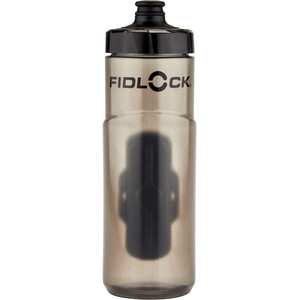 Fidlock Twist Flaske 600 ml inkl. Uni Base Mount Transparent/Svart Transparent/Svart