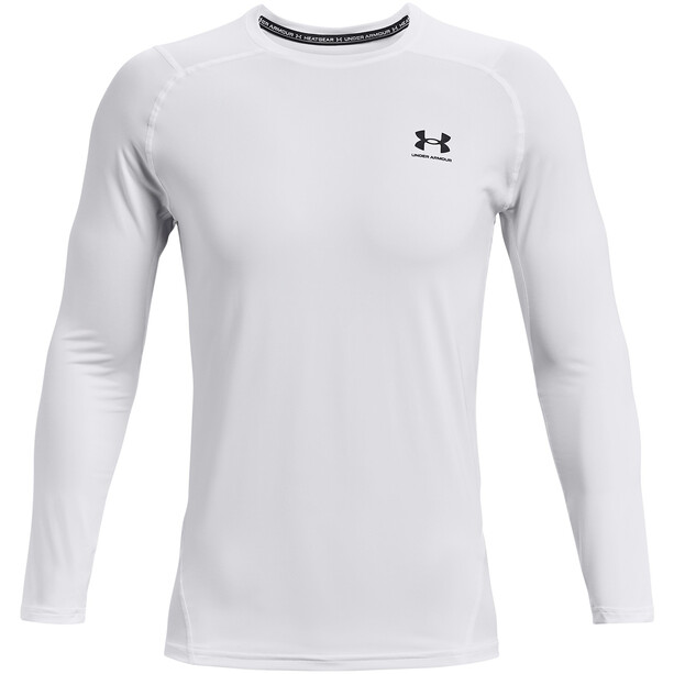 Under Armour HealGear Armour Fitted T-shirts manches longues Homme, blanc