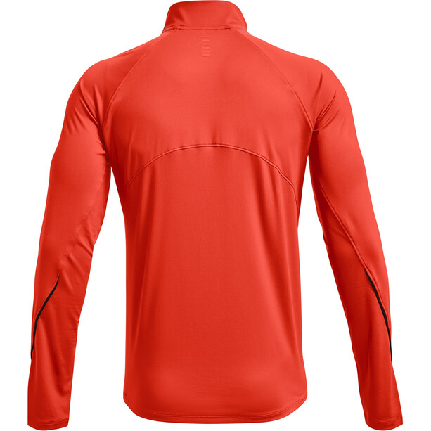 Under Armour Qualifier Run 2.0 1/2 Zip Long Sleeve Shirt Heren, rood