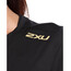 2XU GHST Camiseta SS Mujer, negro