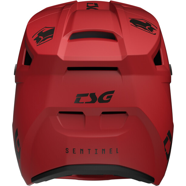 TSG Sentinel Solid Color Kask, czerwony