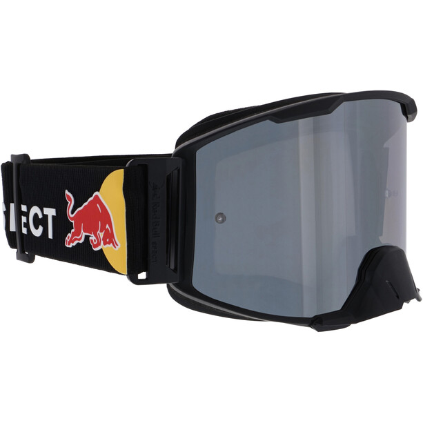 Red Bull SPECT Strive Goggles black/black flash/smoke with silver flash