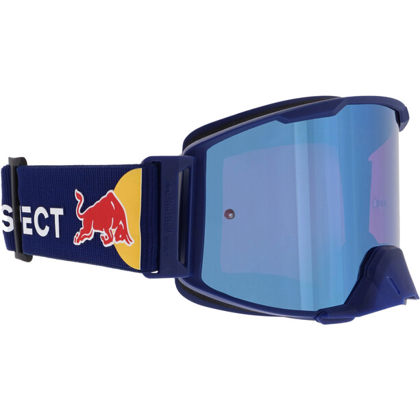 Red Bull SPECT Strive Goggles dark blue/blue flash/purple with blue mirror