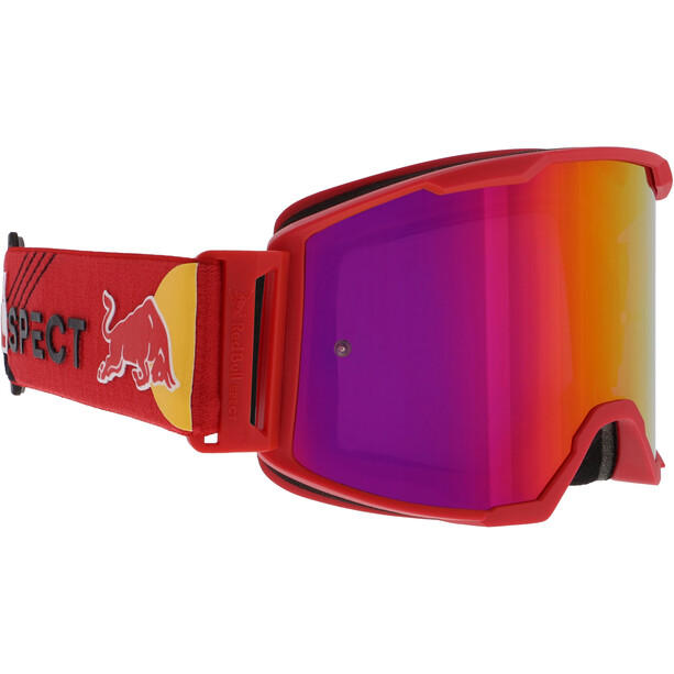 Red Bull SPECT Strive Goggles red/purple red flash/purple with red mirror
