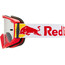 Red Bull SPECT Whip Occhiali a Maschera con protezione per il naso, bianco/rosso