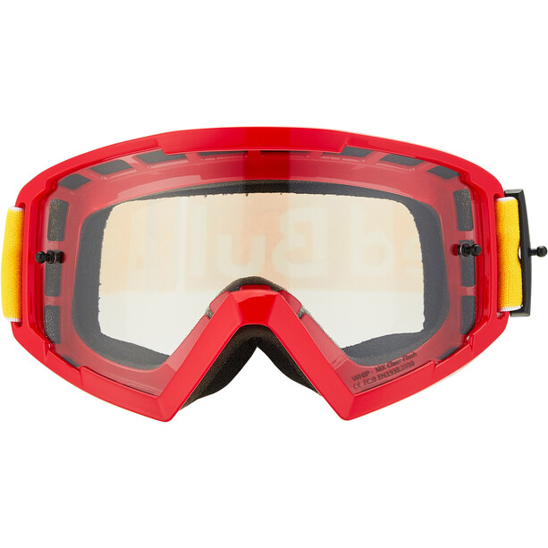 Red Bull SPECT Whip Goggles met Nose Guard, wit/rood