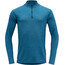 Devold Breeze Half-Zip Langarm Shirt Herren blau