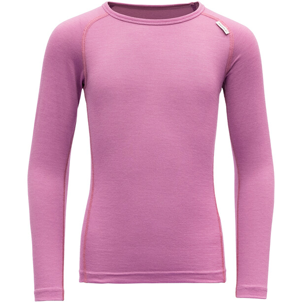Devold Breeze Langarm Shirt Kinder pink