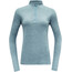 Devold Breeze Half-Zip Langarm Shirt Damen blau