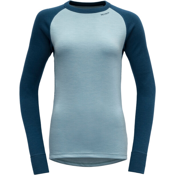Devold Expedition Camiseta Mujer, Azul petróleo/azul