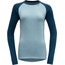 Devold Expedition Camiseta Mujer, Azul petróleo/azul