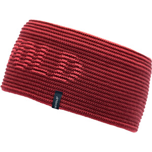 Devold Rib Stirnband mit Logo rot