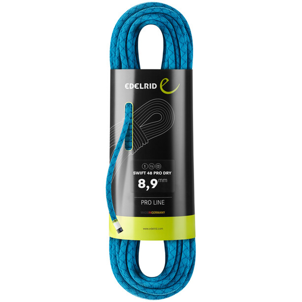Edelrid Swift 48 Pro Dry Corde 8,9mm x 60m, bleu