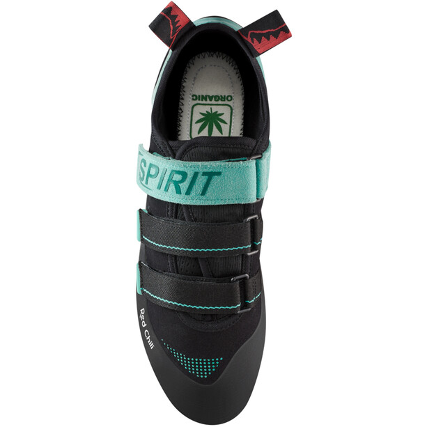 Red Chili Spirit LV IV Chaussures d'escalade Femme, noir/vert