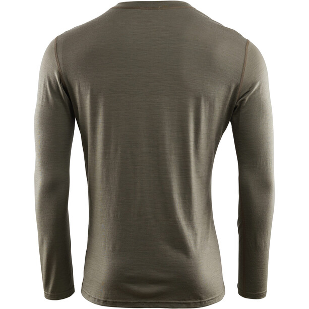Aclima LightWool Maillot de corps à manches longues Homme, olive