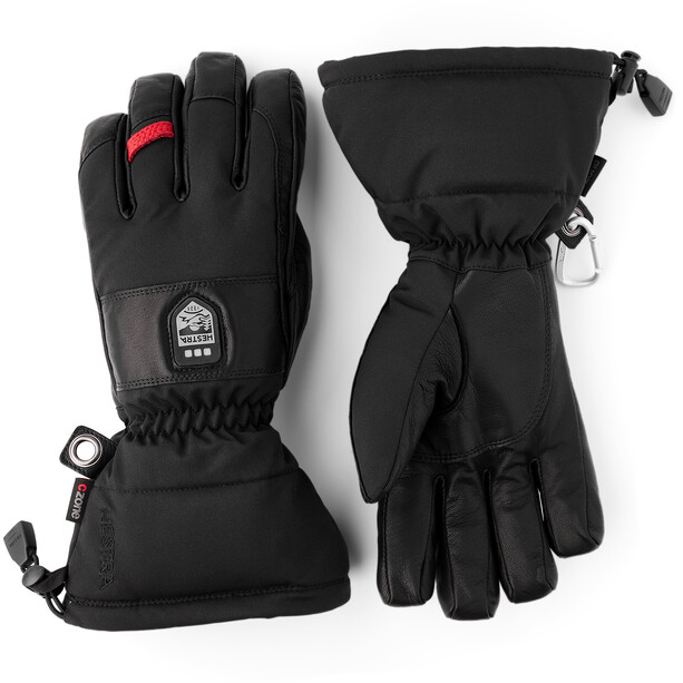 Hestra Power Heater Gauntlet Handschoenen, zwart