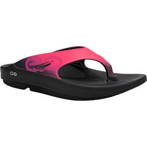 OOFOS Ooriginal Sport Sandaalit Naiset, musta/vaaleanpunainen musta/vaaleanpunainen