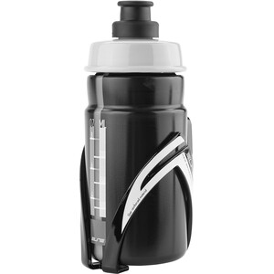 Elite Ceo Dricksflaska Kit med hållare, 350ml svart/vit svart/vit