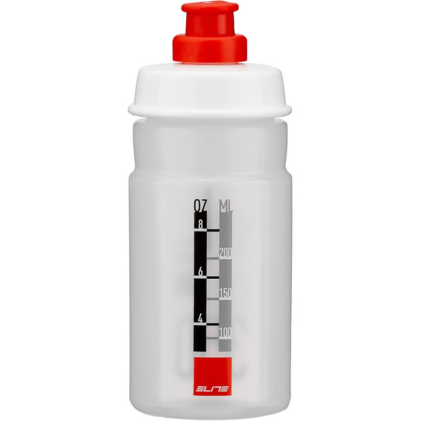 Elite Jet Drinking Bottle 350ml clear/red logo