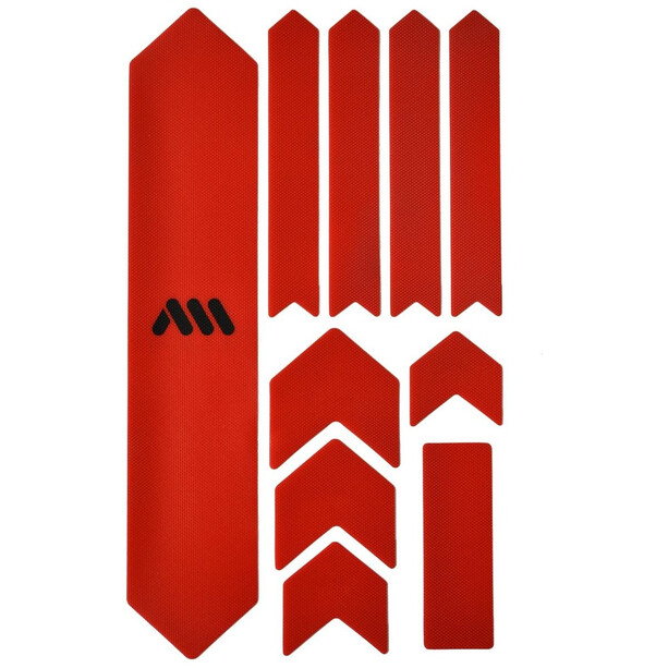 All Mountain Style Extra Kit de protection de cadre 10 pièces, rouge
