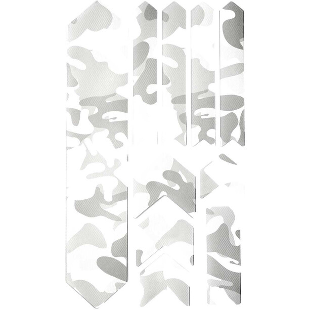 All Mountain Style Extra Kit di Protezione del Telaio 10 Pezzi, bianco/grigio