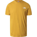 The North Face Simple Dome Kurzarm T-Shirt Herren gelb