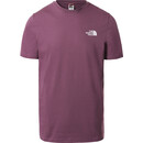 The North Face Simple Dome Kurzarm T-Shirt Herren lila
