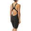 TYR Invictus Solid Open Back Wetsuit Women, musta