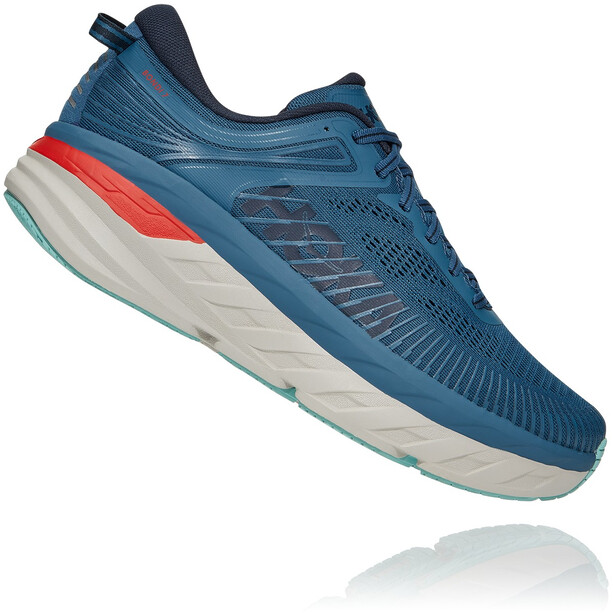 Hoka One One Bondi 7 Running Shoes Men real teal/outer space