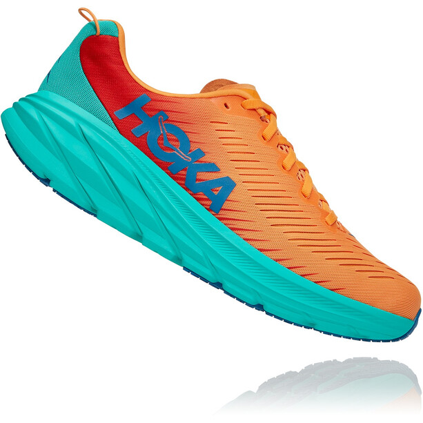 Hoka One One Rincon 3 Chaussures de course Homme, orange/turquoise
